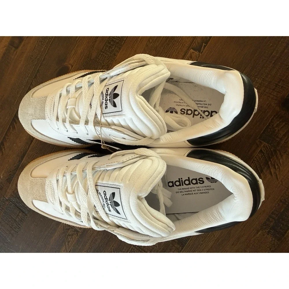 Adidas Men's Samba XLG Sneakers Cloud White Core Black Gum Size 13 NIB IE1377